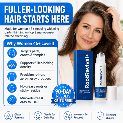 Get Your Hair & Confidence Back Within 90 Days with RootRevival+ or It's Free!