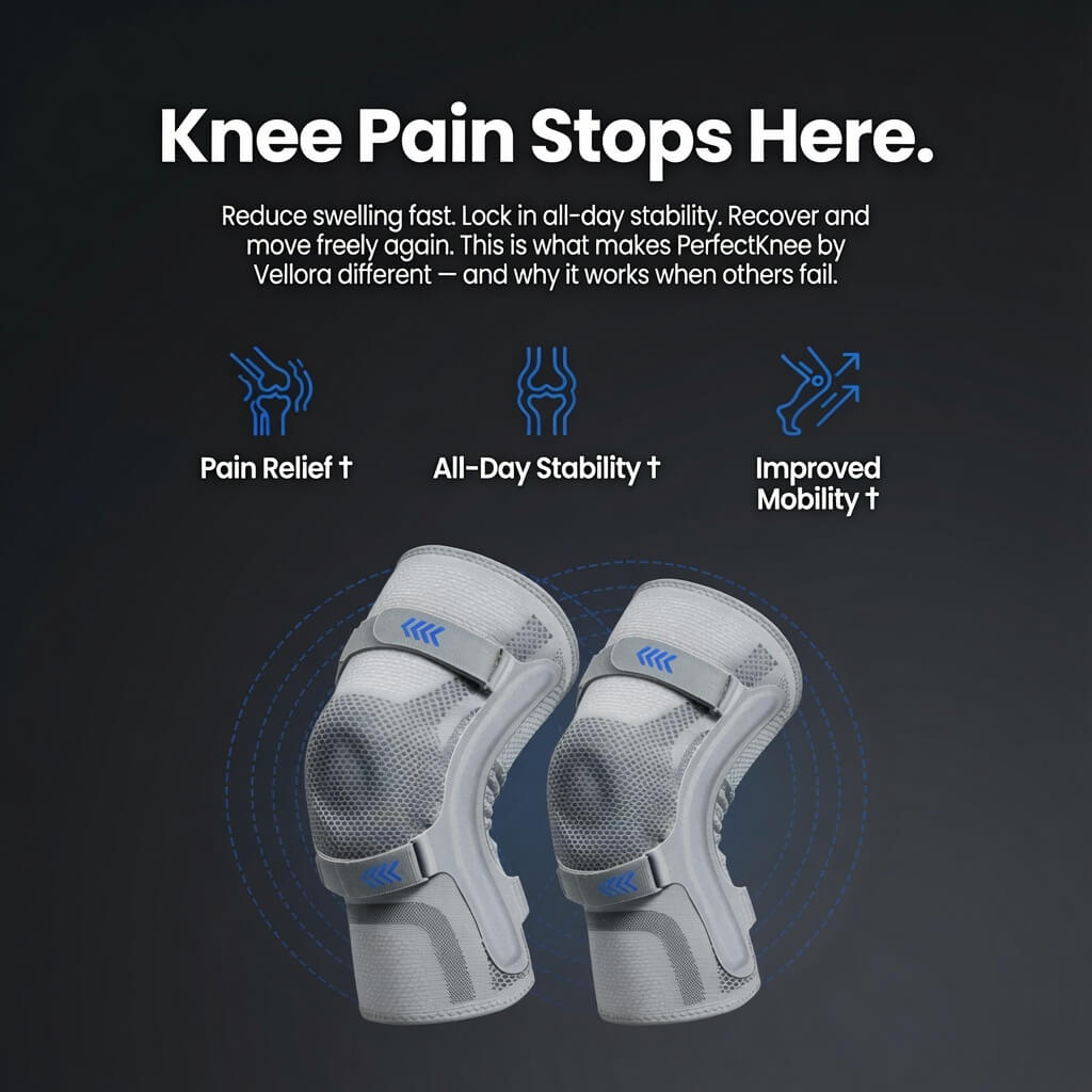 Soothe Your Aching Knees & Get Your Life Back Within 90 Days Or It's FREE! - Vellora